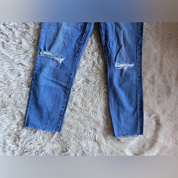 Madewell The High-Rise Slim Crop Boyjean in Elkhart Light Wash Size 29 - Picture 4 of 14